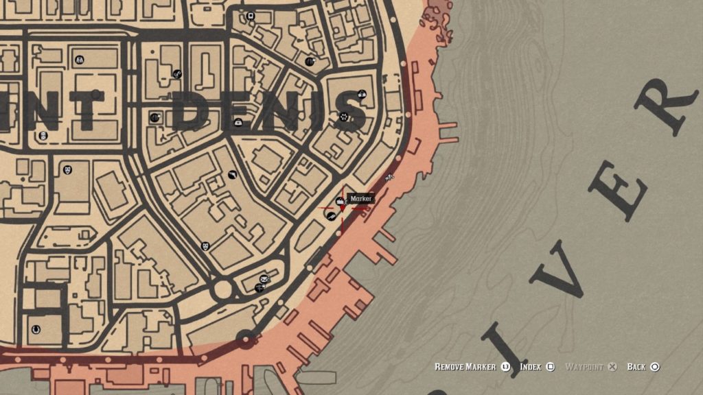 red dead 2 butcher graffiti map