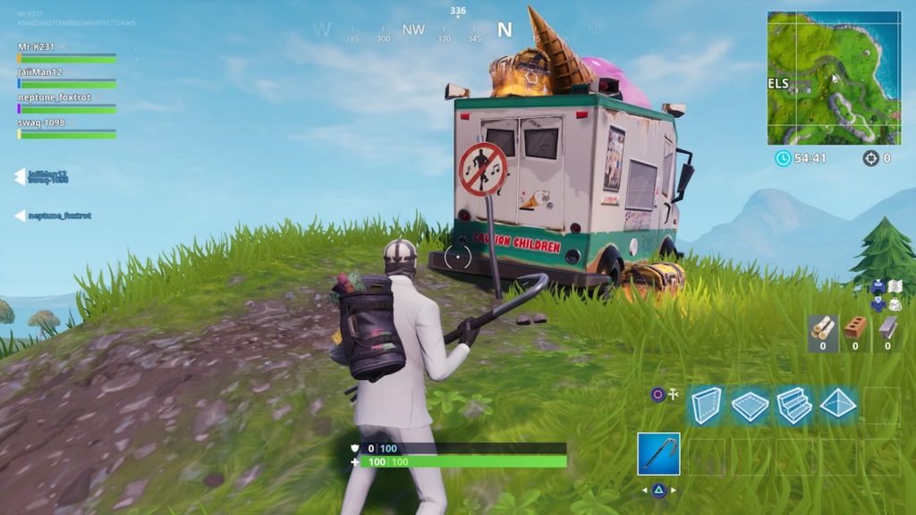 fortnite ice cream truck