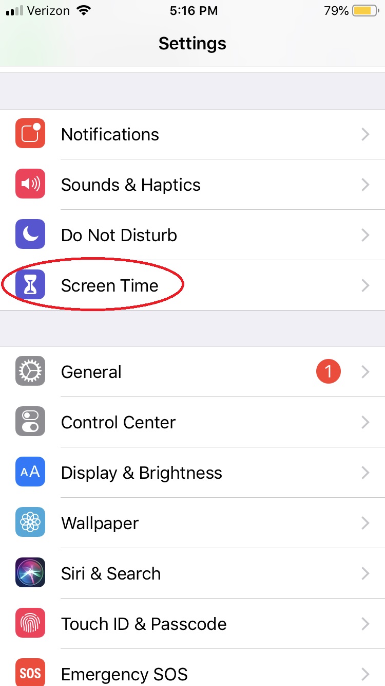 Parental Controls iphone