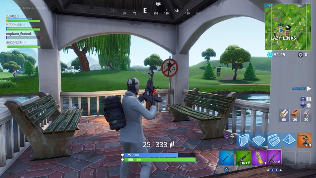 lazy links gazebo fortnite