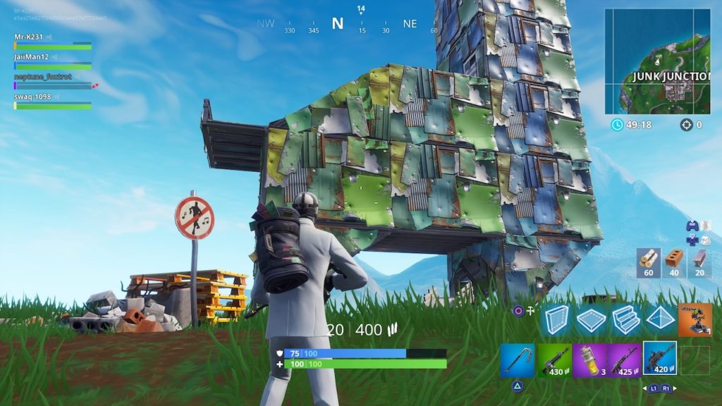 fortnite junk junction llama