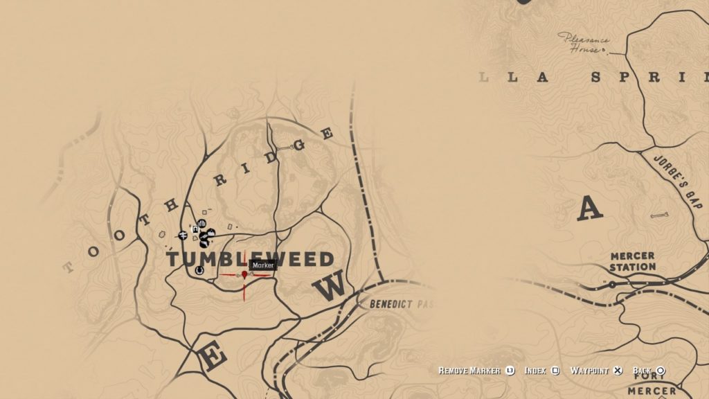 red dead 2 tumbleweed south bone map