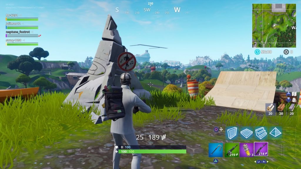 fortnite wailing woods rocks