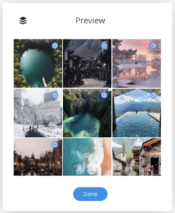buffer sample Instagram feed