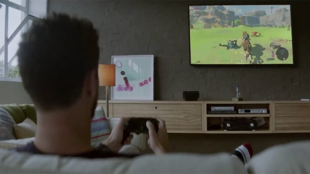 switch on TV