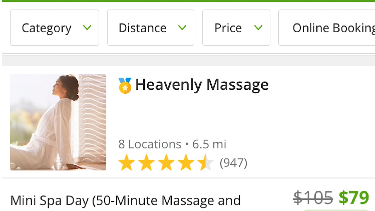 Groupon screenshot