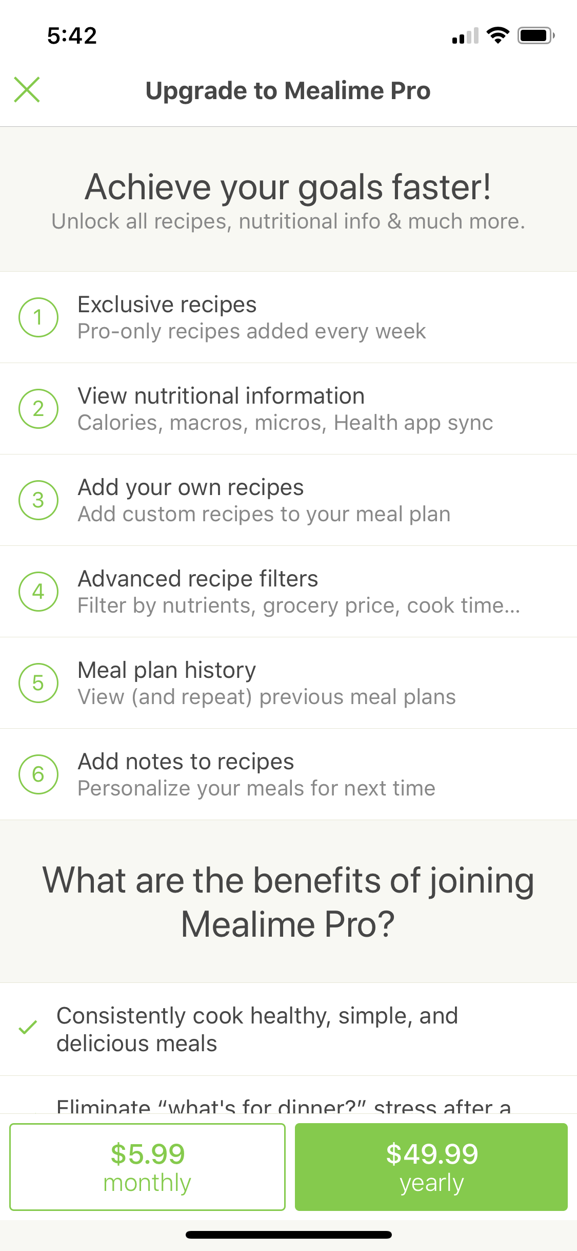 Benefits