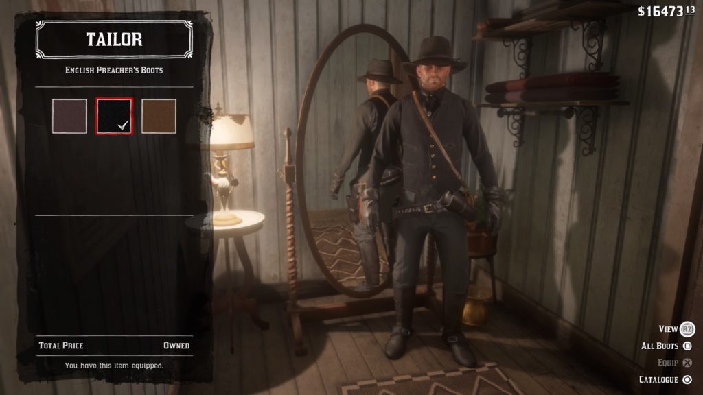 red dead 2 man in black