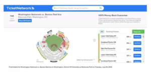 TicketNetwork seating chart