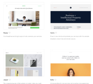 Squarespace example templates
