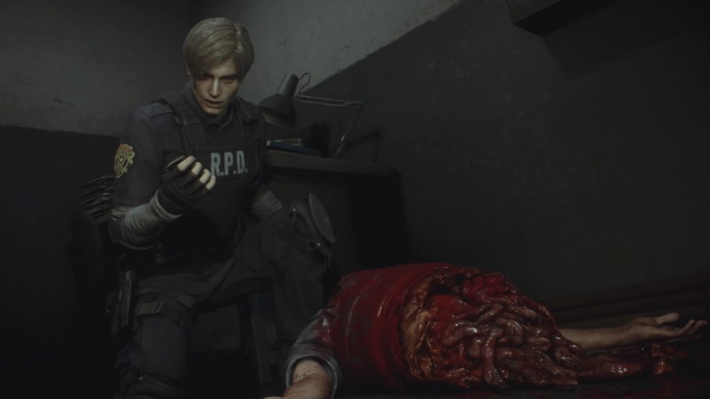 resident evil 2 dead officer