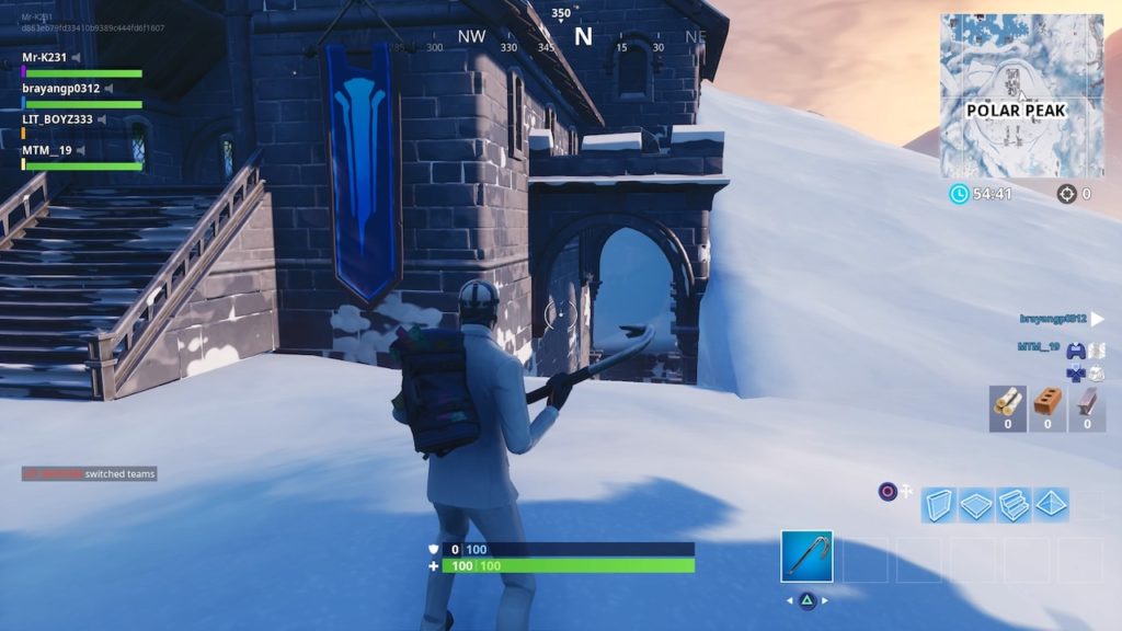 fortnite polar peak entrance