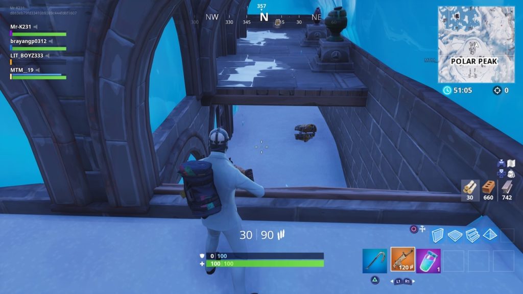 fortnite polar peak catacombs