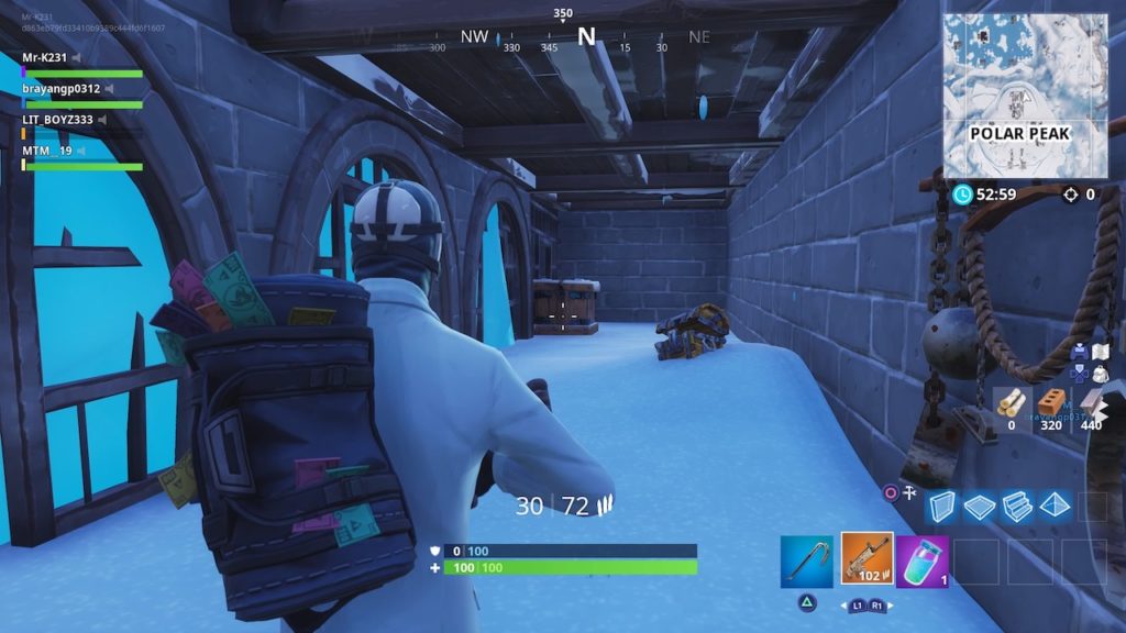 fortnite polar peak dungeon