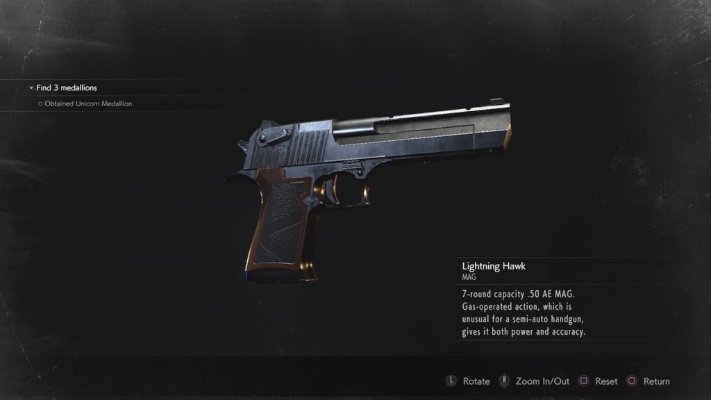 resident evil 2 lightning hawk magnum