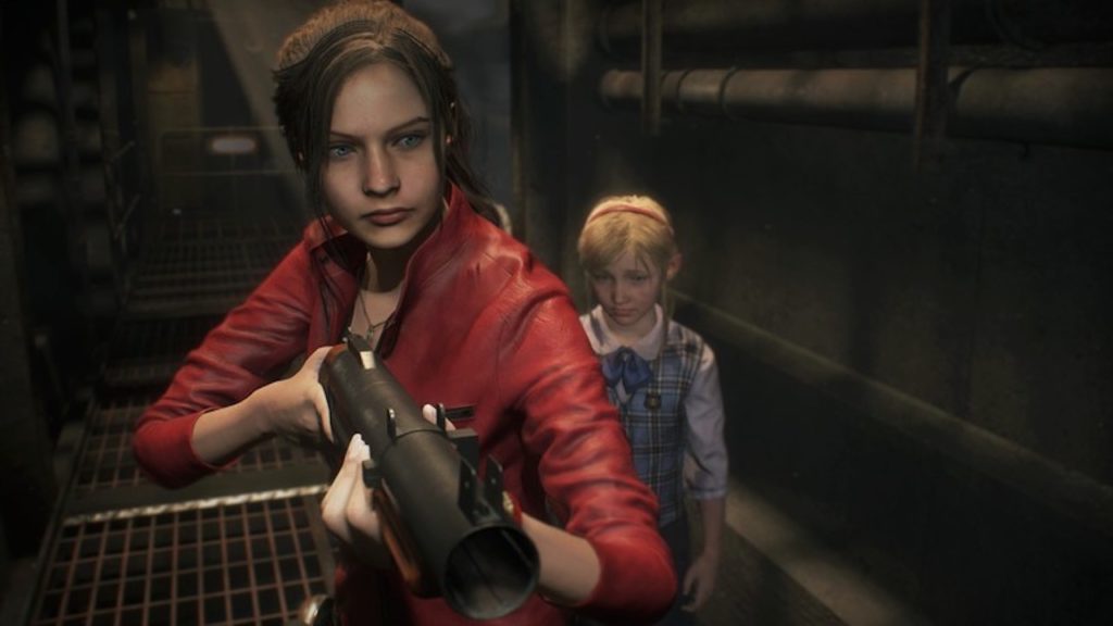 resident evil 2 claire redfield grenade launcher