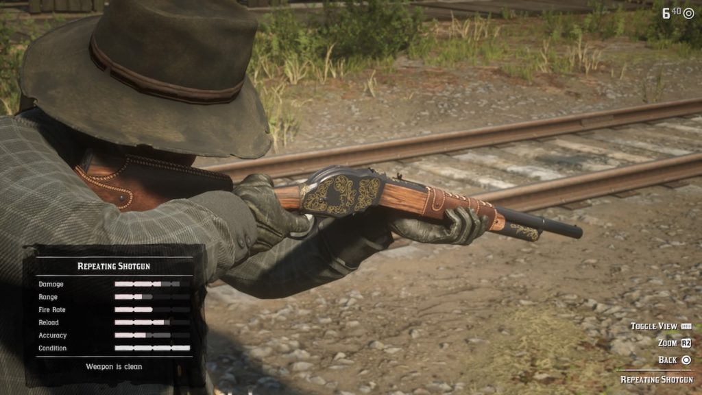 red dead 2 repeating shotgun