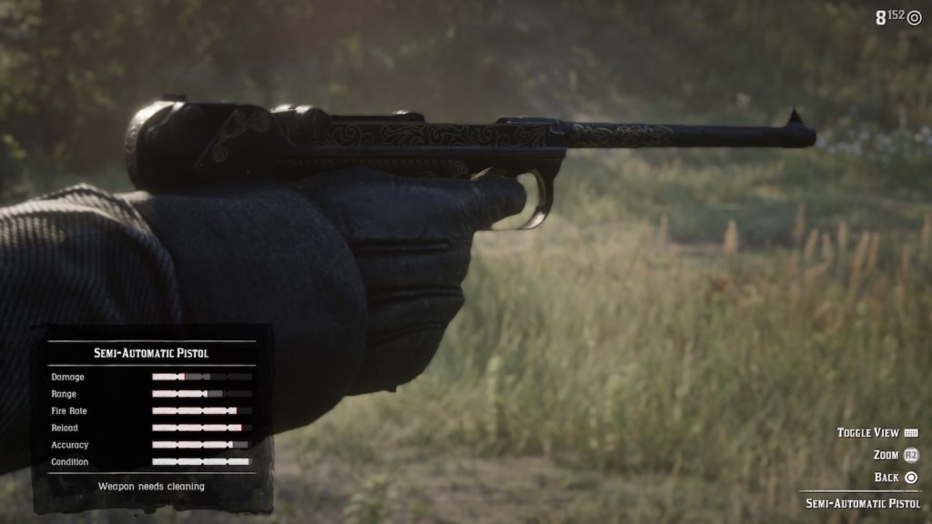 red dead 2 semi auto pistol