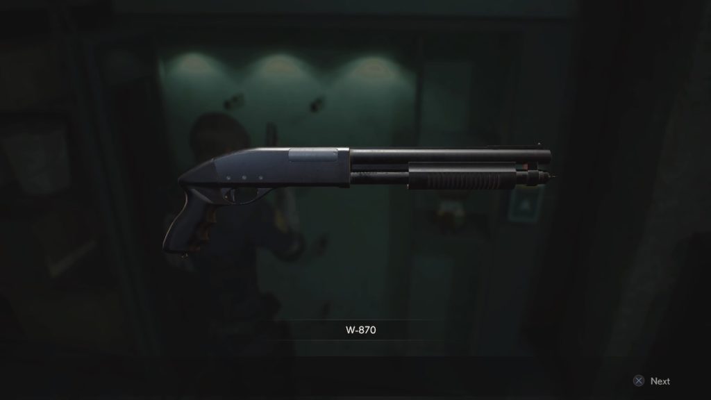 resident evil 2 shotgun