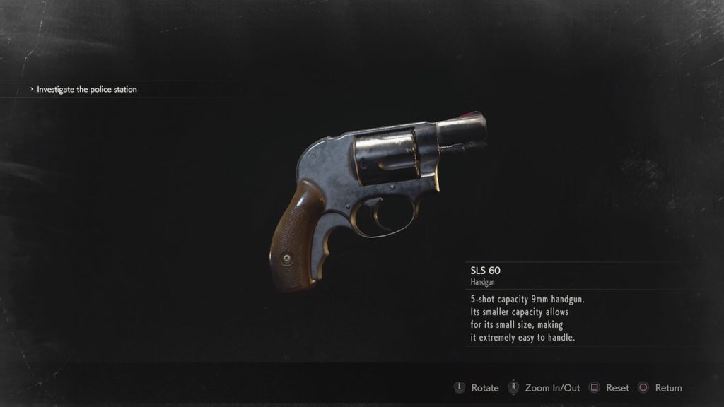 resident evil 2 sls 60 revolver