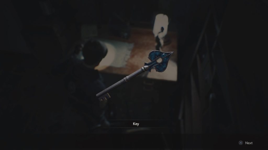 resident evil 2 spade key