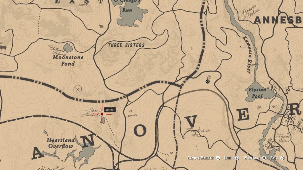 red dead 2 suicide cult map