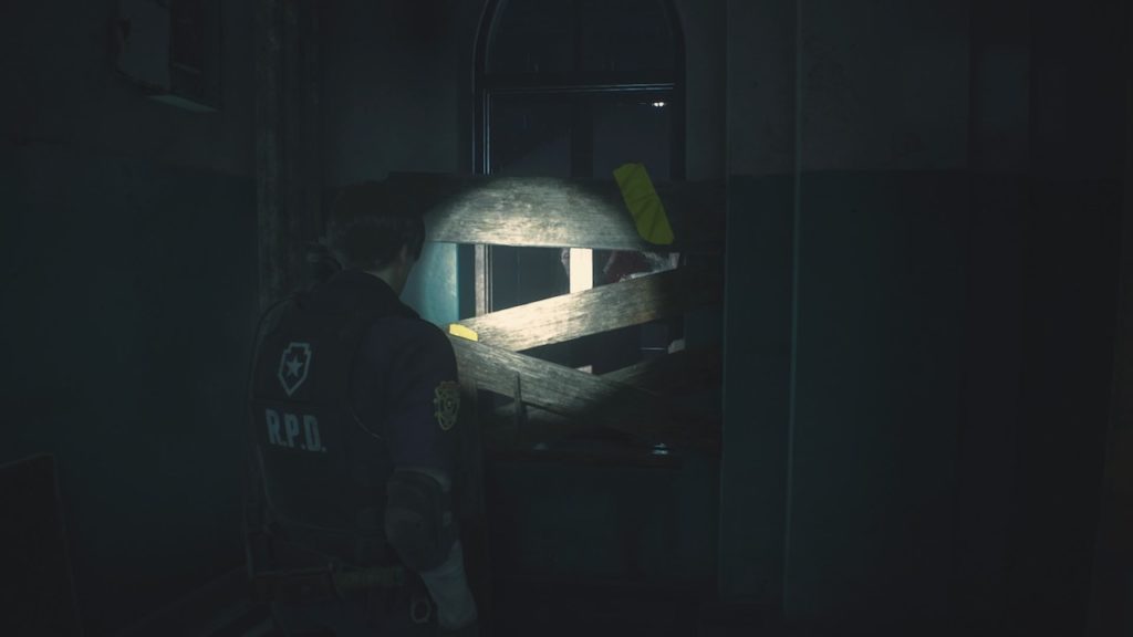 resident evil 2 window boards