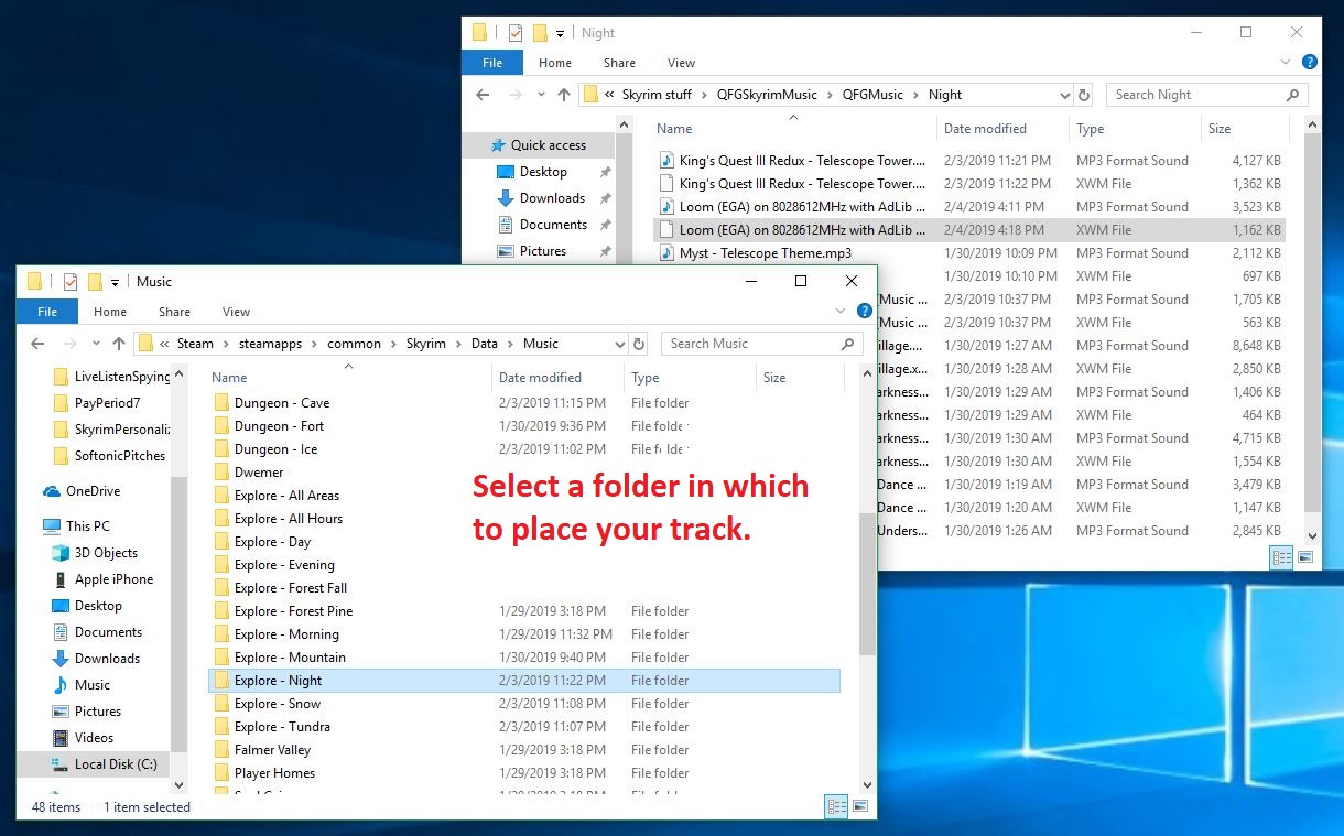You can also place the same track in multiple folders.