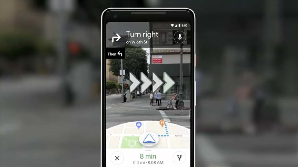 New Augmented Reality Google Maps feature
