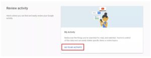 delete Google recordings