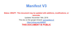 Google ad blocker information