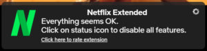 favorite netflix extension