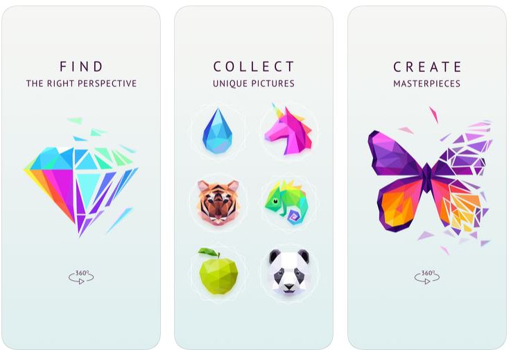 Polysphere ad; find perspective to solve and create masterpieces