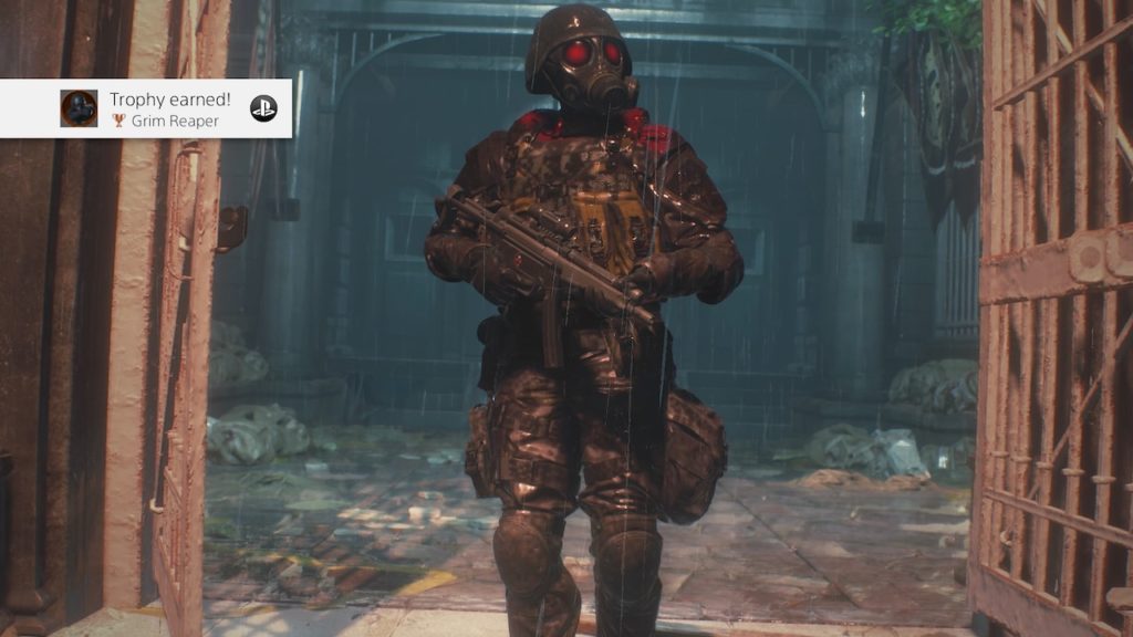 resident evil 2 hunk 4th survivor grim reaper ending