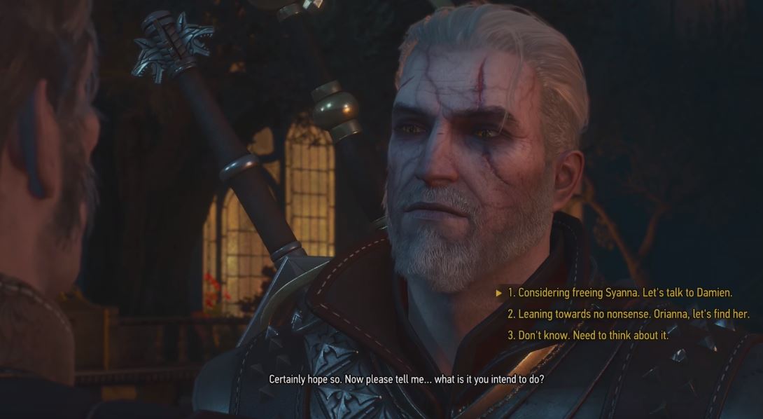 Blood and Wine Regis choice Night of Long Fangs