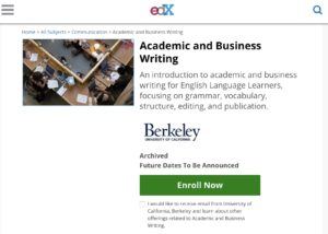 UC Berkeley Business Writing free