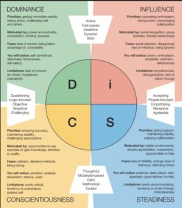 four quadrants personality