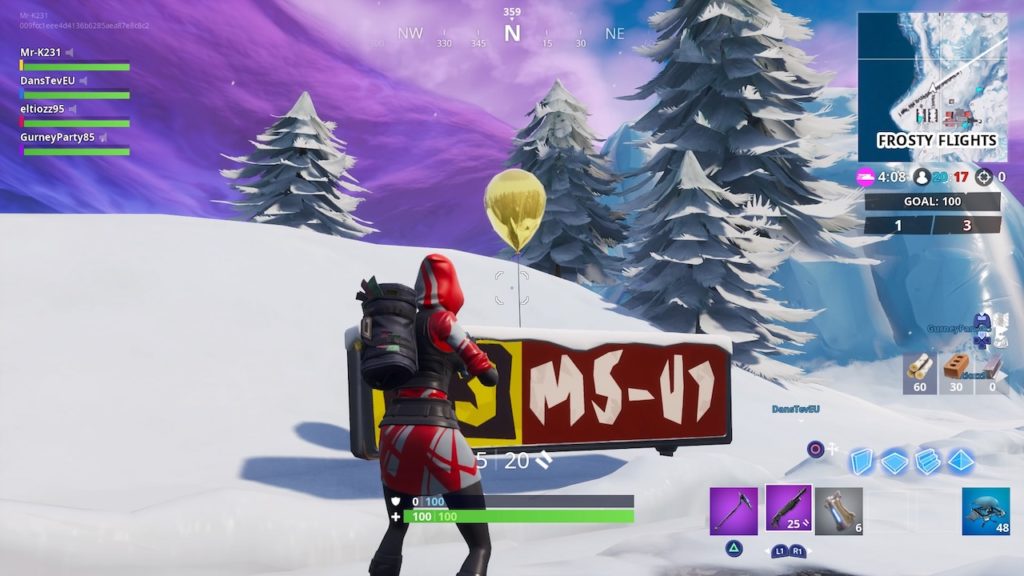 fortnite season 7 week 9 golden balloons