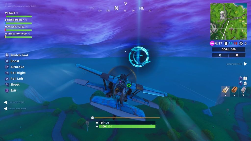 fortnite season 7 week 8 x-4 stormwing timed trials