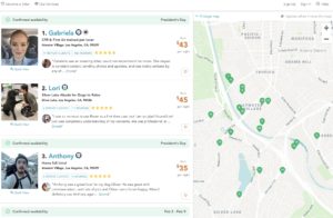 rover dog walking app