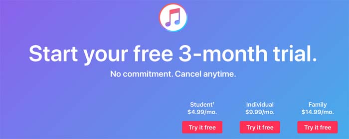 Apple Music Free Trial