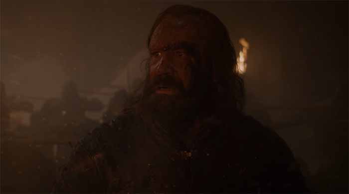 The Hound is afraid