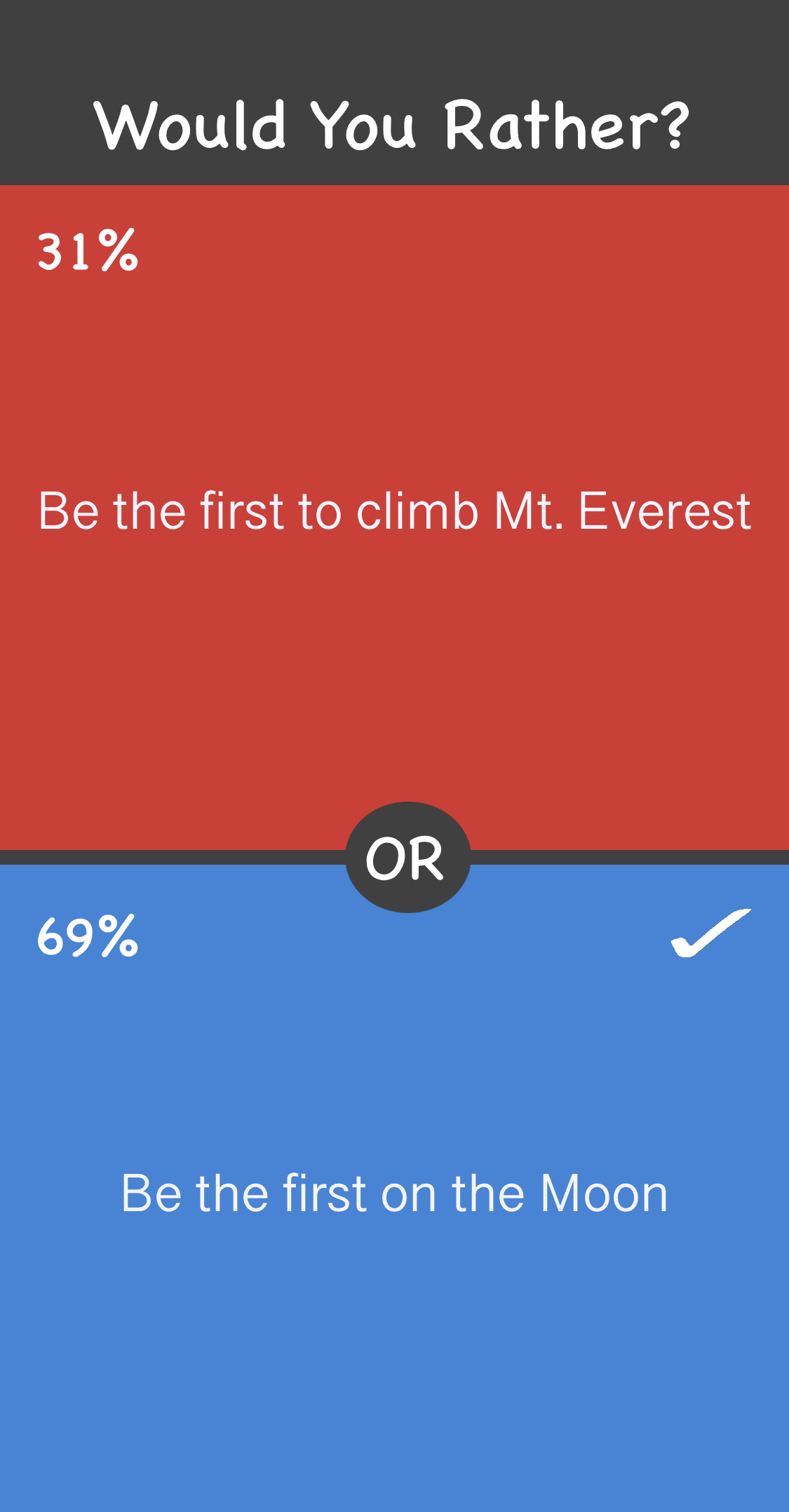Would you rather 2 