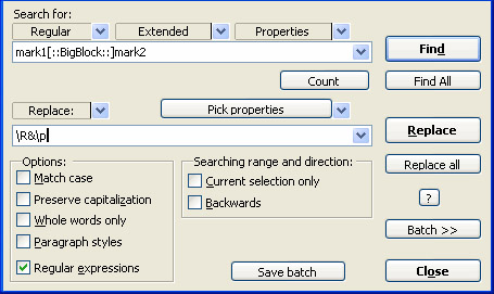 altsearch libreoffice