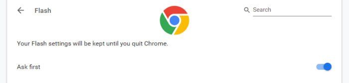 Default Flash blocker