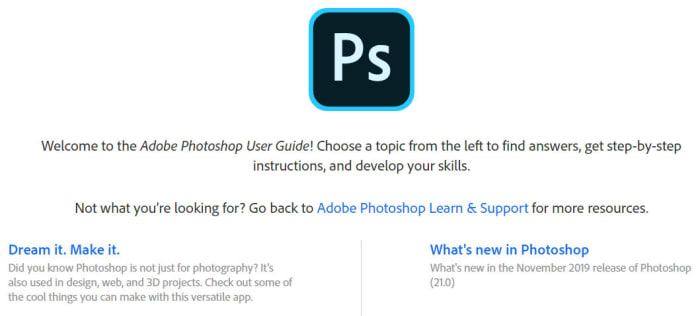 Adobe Photoshop guide
