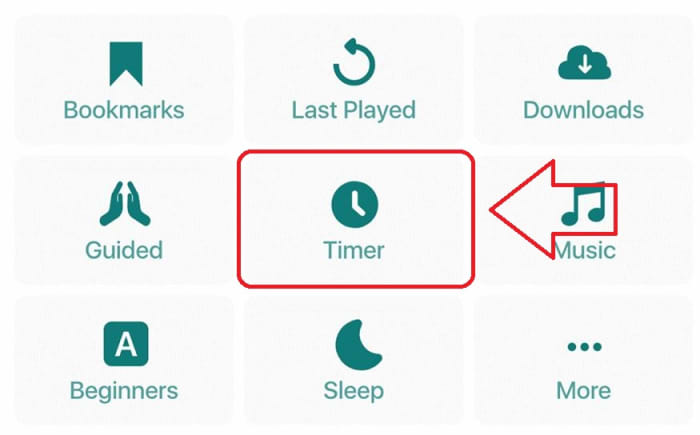 Insight Timer home page
