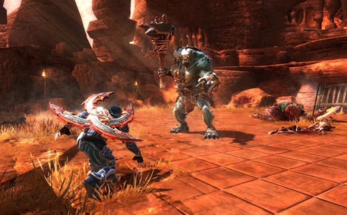 Kingdoms of Amalur desert monster feyblades