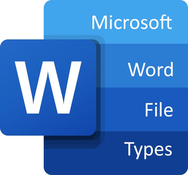 All file extensions for Microsoft Word