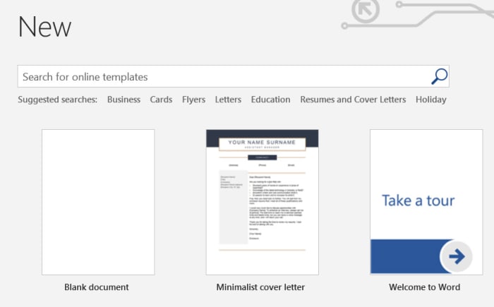 Office online templates